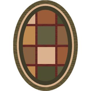 Milliken Ababa Multicolor Oval Indoor Tufted Area Rug (Common: 4 x 6; Actual: 46 in W x 64 in L)