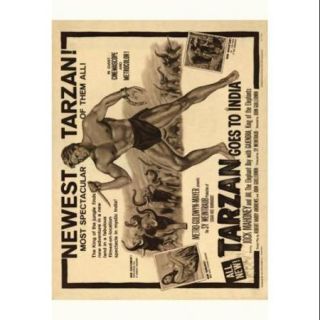 Tarzan Goes to India Movie Poster Print (27 x 40)