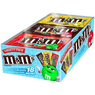 M&M'S Chocolate Candy Variety Pack, 18 count