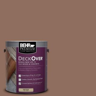 BEHR Premium DeckOver 1 gal. #SC 148 Adobe Brown Wood and Concrete Coating 500001