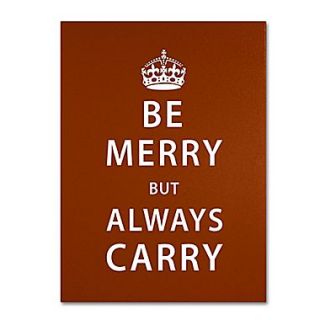 Trademark Megan Romo Always Carry Gallery Wrapped Canvas Arts