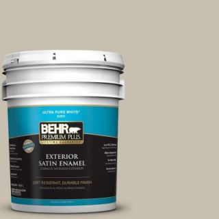 BEHR Premium Plus 5 gal. #BXC 56 Stone Creek Satin Enamel Exterior Paint 940005