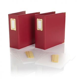 Totally Tiffany Set of 2 Card Saver Storage Binders   7868322