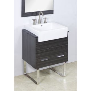 24 Single Modern Plywood Melamine Bathroom Vanity Set by American