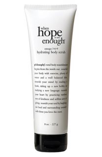philosophy when hope is not enough omega 3·6·9 hydrating body scrub