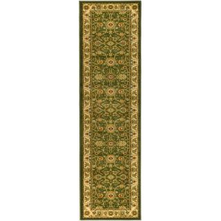 Safavieh Lyndhurst Sage and Ivory Rectangular Indoor Machine Made Runner (Common: 2 x 14; Actual: 27 in W x 168 in L x 0.42 ft Dia)