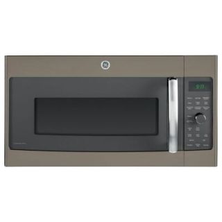GE Profile 1.7 cu. ft. Over the Range Convection Microwave in Slate with Sensor Cooking PVM9179EFES