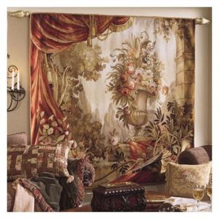 Tapestries, Ltd. Abusson Hand woven Palace Urn & Drape Tapestry