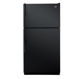 Maytag 20.6 cu. ft. Top Freezer Refrigerator in Black M1TXEGMYB