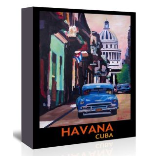 Cuban Oldtimer Street Scene in Havanna Cuba with Buena Vista Feeling