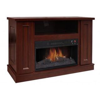 Decor Flame Fireplace, Walnut for TV's up to 42"