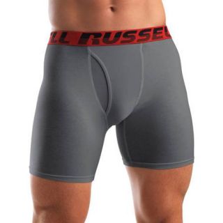 Russell Men's Active Performance Boxer Briefs, 2 Pack