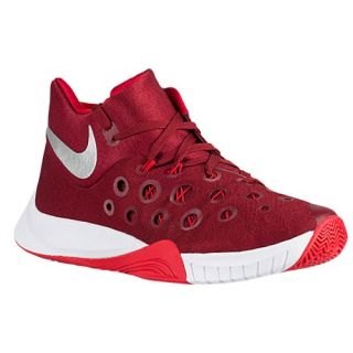 Nike Zoom Hyperquickness 2015   Mens   Basketball   Shoes   Team Red/Metallic Silver/University Red/White
