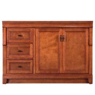Foremost Naples 48 in. W x 21 5/8 in. D x 34 in. H Vanity Cabinet Only in Warm Cinnamon NACA4821DL