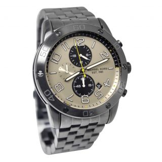 Michael Kors Mens MK8349 Mercer Gunmetal Stainless Steel Watch