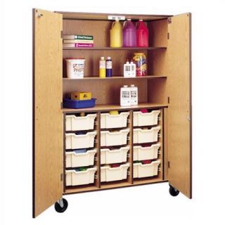 Fleetwood 72'' H Storage Cabinet with 3 Shelves and Optional Trays