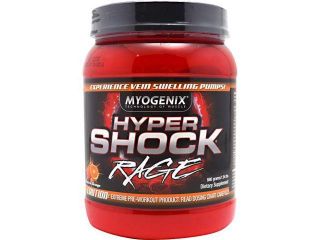 Myogenix HyperShock Rage   Electric Orange, 40 Servings   880 grams/1.94 lbs