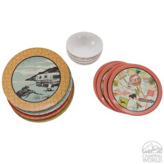 Camp Casual Dish Set   Camp Casual CC 001   Cups, Plates and Bowls