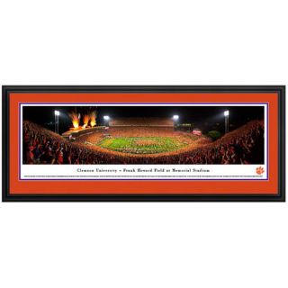 Clemson Tigers vs. Georgia Bulldogs 2013 Celebration Deluxe Framed Panoramic Print