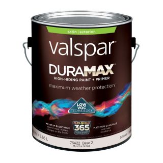 Valspar Duramax Duramax Base 2 Satin Latex Exterior Paint (Actual Net Contents: 124 fl oz)