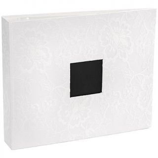 Patterned D Ring Album with White Lace   7095614