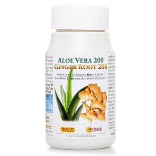 Aloe Vera 200 Ginger Root 200   60 Capsules   7590329