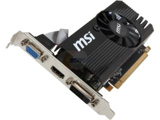 MSI Radeon R7 240 DirectX 11.2 R7 240 2GD3 LP 2GB PCI Express 3.0 x16 Video Card