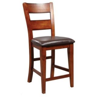 Winners Only Mango Counter Height Ladder Back Stool   Set of 2