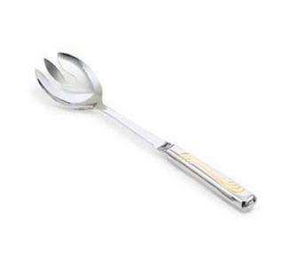 Vollrath 46646 Windway Notched Serving Spoon   Gold Plated Accent, 18 ga Stainless