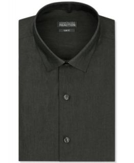 Kenneth Cole Reaction Dress Shirt, Slim Fit Solid Long Sleeved Shirt