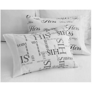 Bed Hog His and Hers Pillowcase Pair King   Blue