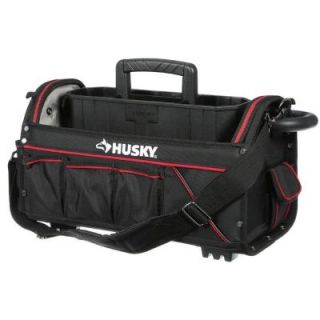 Husky 20 in. Pro Tool Bag with Pull Out Tray 88582N13