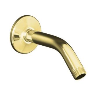 5 3/8 in. Shower Arm and Flange, Vibrant Polished Brass K 7395 PB
