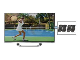LG 55" 1080p 240Hz LED LCD HDTV with 3D Glasses Bundle 55LM8600W3DGLASSES