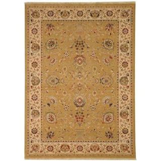 Safavieh Stately Home Gold/ Ivory New Zealand Wool Rug (4' x 6')