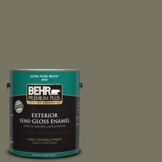 BEHR Premium Plus 1 gal. #BXC 20  River Semi Gloss Enamel Exterior Paint 534001