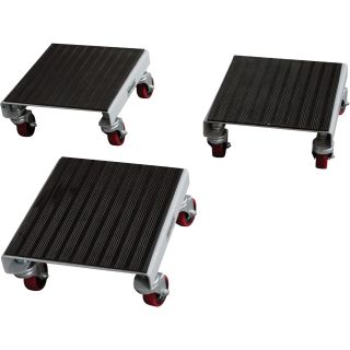Roughneck 3-Pack Utility Dolly Set — 1,500Lb. Capacity, Steel  Dollies   Accessories
