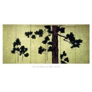 Pines Poster Print by Kitsu (35 x 19)