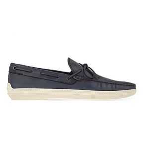 TODS   Marlin leather boat shoes