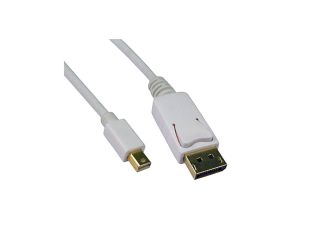 Mini DisplayPort 1.1 Video Cable, Mini DisplayPort Male to DisplayPort Male, 15 foot