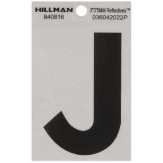 The Hillman Group 3 in. Vinyl Letter J 840816