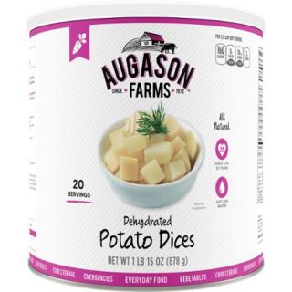 Augason Farms Emergency Food Dehydrated Potato Dices, 31 oz