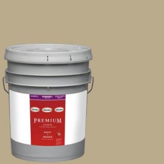 Glidden Premium 5 gal. #HDGY52U Dusty Khaki Eggshell Latex Interior Paint with Primer HDGY52UP 05E
