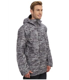 The North Face Number Eleven Jacket Graphite Grey Sweater Camo Print Dachshund