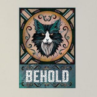 My Wonderful Walls Cat Behold Wall Decal
