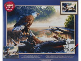 Paint By Number Kit 20"X14" Eagle Hunter