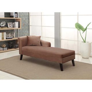 Patterson Brown Chenille Chaise   Shopping