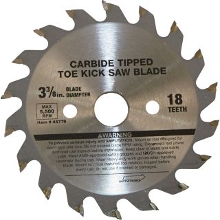 Ironton 3 3/8in. Toe-Kick Saw Blade  Circular Saw Blades