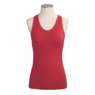 Climawear Seamless Floral & Lines Workout Tank Top (For Women) 4556W 35