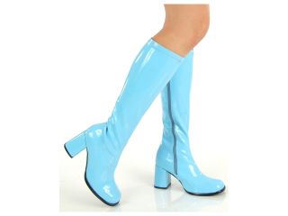 Funky Powder Blue Go go 60s 70s Costume Boots